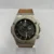 Black Dial / Grey Case / Brown Strap