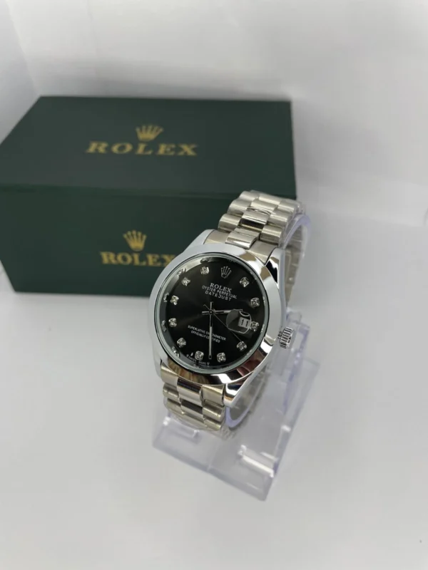 Rolex Oyster Perpetua; Black Dial with box