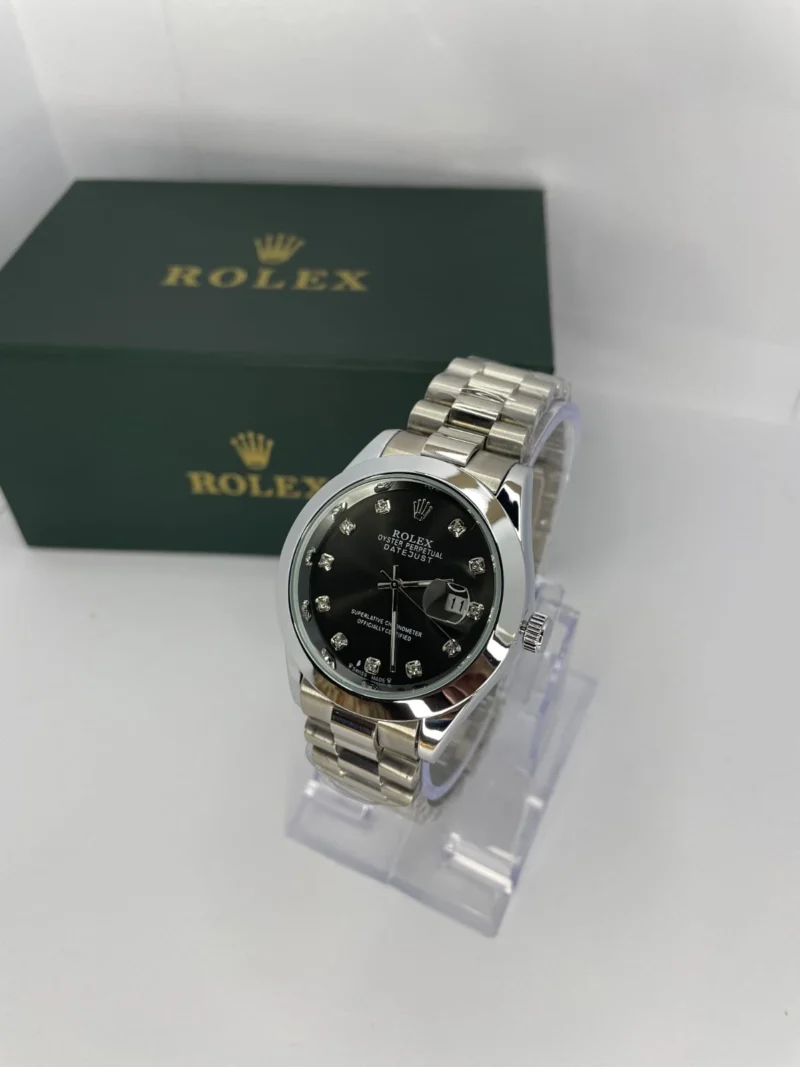 Rolex Oyster Perpetua; Black Dial with box