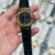 Black Dial / Strap - Rose/Gold tone Case