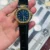 Dark Blue Dial / Gold Case / Black Strap