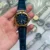 Dark Blue DIal / Strap - Gold Tone Case