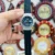 N950 — Black Strap / Silver Case / Open-worked Dial