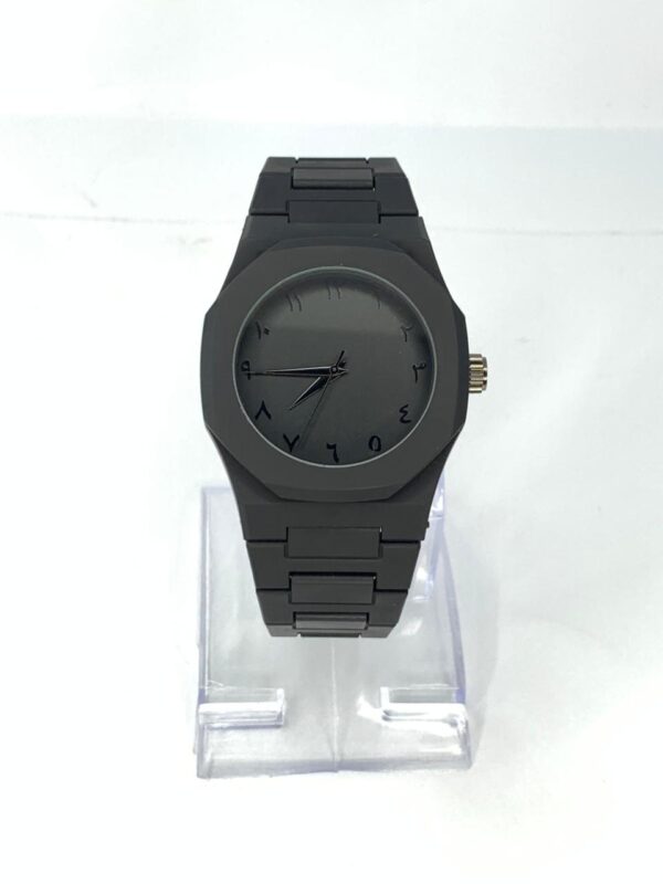 Aura - Arabic / Sleek Matte Black DIal Edition / Fiber Plastic Chain