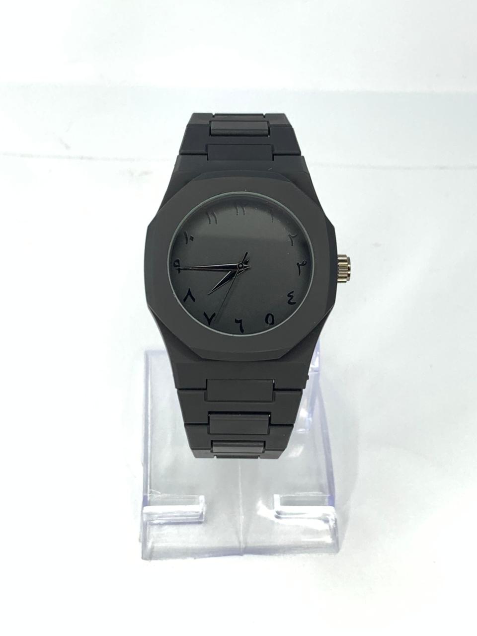 Aura - Arabic / Sleek Matte Black DIal Edition / Fiber Plastic Chain
