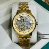 Rolex Skeleton Automatic Watch Auroxx Rolex Collection gold tone stainless steel chain